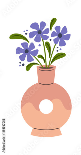 Cornflower vase Happy Women Day