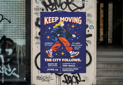 Urban Wall Poster Mockup