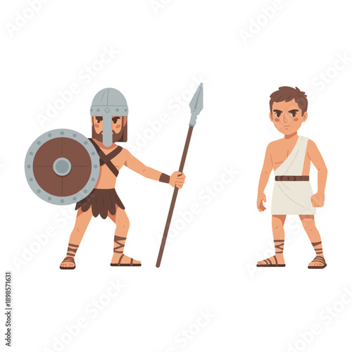 vector illustration of a knight