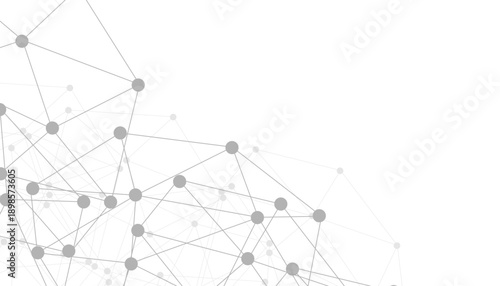 Abstract technology dot and line connection digital hi tech design concept background. Space for text. Vector illustration