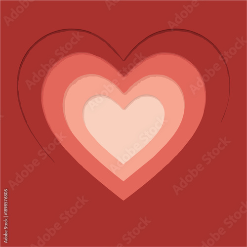 red heart background