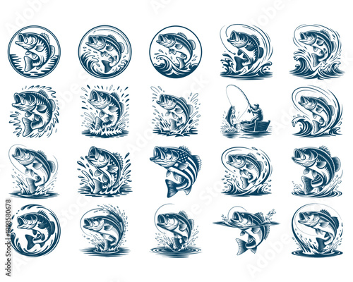 Bass Fishing SVG Bundle