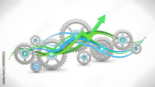 business work flow concept
