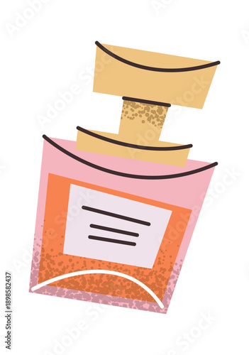 Perfume bottle sticker luxury fragrance