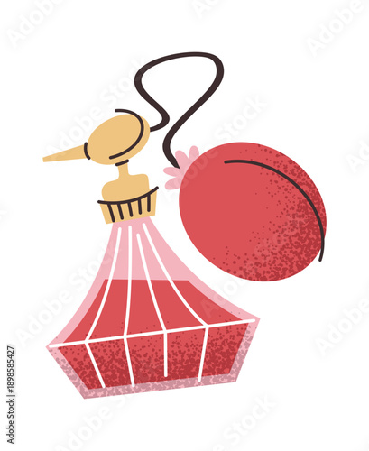 Elegant perfume female aesthetic sticker