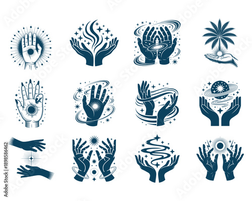Mystical Magic Hands SVG Bundle