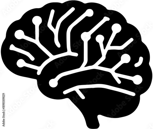 brain vector illustration 