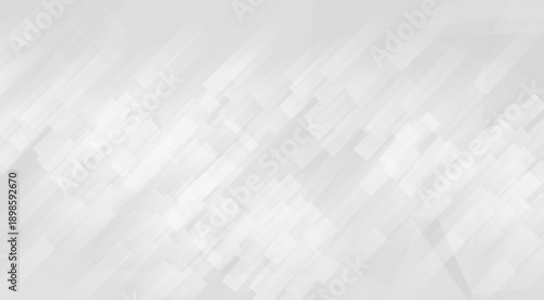 Clean white abstract background with geometric rectangle shapes and grey transparency pattern
