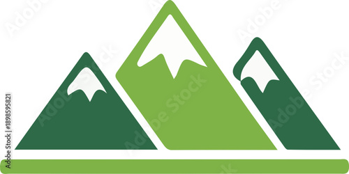 Green Mountain Peaks Icon