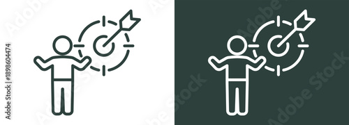 Success Icon White and Black Style Of