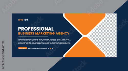 Professional Business Marketing Agency Template Design Example