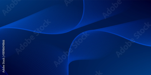 abstract wavy lines background. Premium background design with diagonal dark blue line pattern. abstract dark blue background.