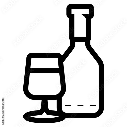 alcoholic wine drink icon