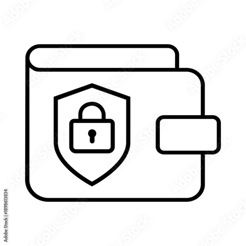 Firewall vector icon. Cybersecurity Illustration sign. Computer antivirus symbol. Data protection logo.
