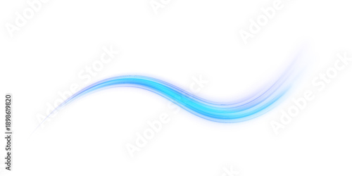 Glowing digital trails sweep across a futuristic scene. Sparks scatter along twisted neon paths. Motion blur emphasizes high-speed movement. PNG
