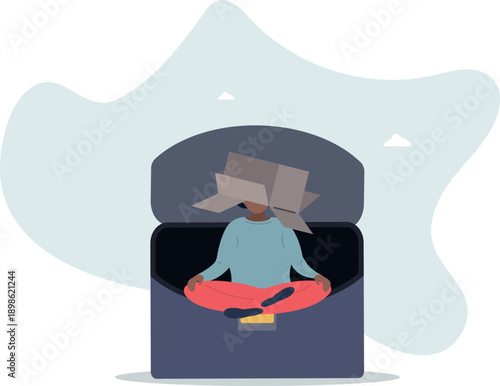 Business failure, work mistake or misfortune and unlucky, bankruptcy or fail entrepreneur concept.life and employment of people.