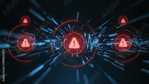 Cyber Security Warning Alert