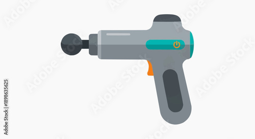 Modern electric muscle massage gun for recovery and relaxation