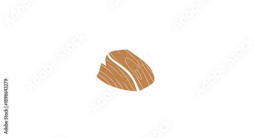 Raw salmon fillet with wood texture