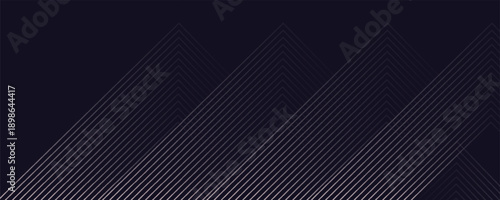 Latar belakang hitam abstrak yang elegan dengan garis geometris emas yang berkilau. Pola garis bulat diagonal emas modern.Templat spanduk horizontal. Cocok untuk sampul, poster, presentasi, wab