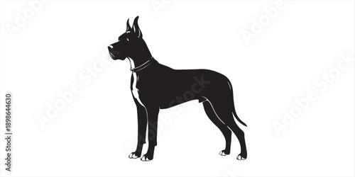 A collection of diverse dog silhouettes engaged in various activities showcasing different breeds and playful poses with balls isolated on a clean white background for design purposes