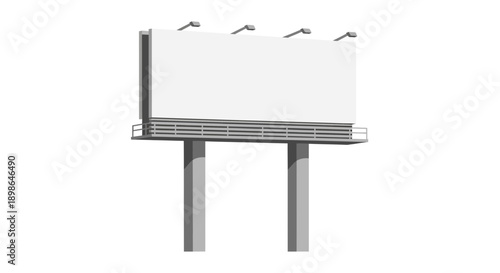 Blank Billboard Sign