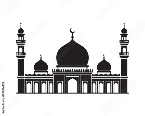taj mahal vector illustration