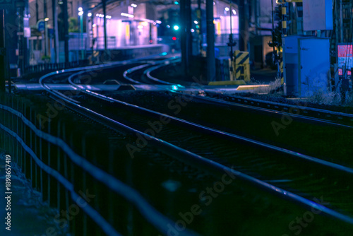 夜の線路