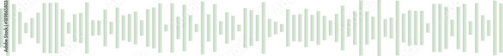 Obraz premium Pale Green Vertical Lines Abstract Background Pattern With Varying Heights On White