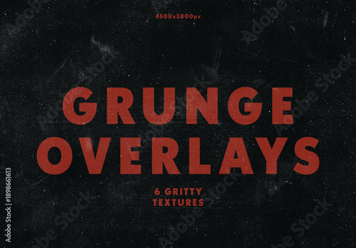 6 Grunge Overlays Gritty Texture