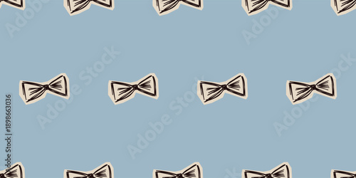 Cut Out Paper Sketch Element Seamless Pattern. Doodle Hand Drawn Childish Graphic Pen Art. Abstract Scribble Stroke Line Wrapping Paper. Rough Grunge Outline Pencil Torn Imperfect Doodle Textile Print