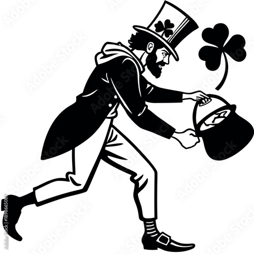 Cartoon vector illustration of people featuring a boy playing guitar, a man with a suitcase, and a woman in a dance sketch