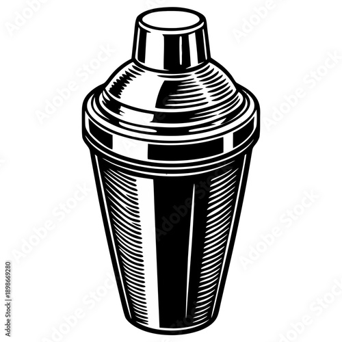 World Bartender Day Icon – Bartending Tools, Drinks and Bar Symbols- Cocktail shaker