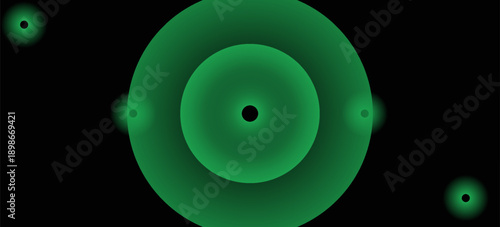 Green starburst explosion border frame with a black copy space centre