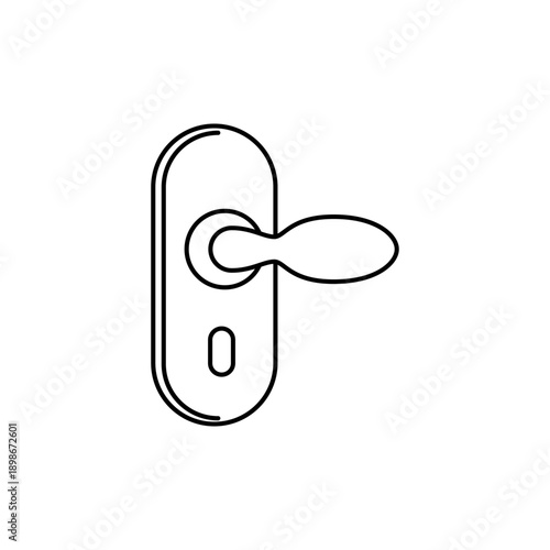 ドアノブをイメージしたアイコン