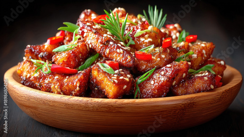 General Tso's chicken - a p...