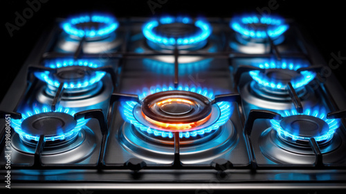 Halogen hob modern kitchen ...