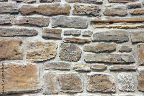 Closeup of a stone wall texture background