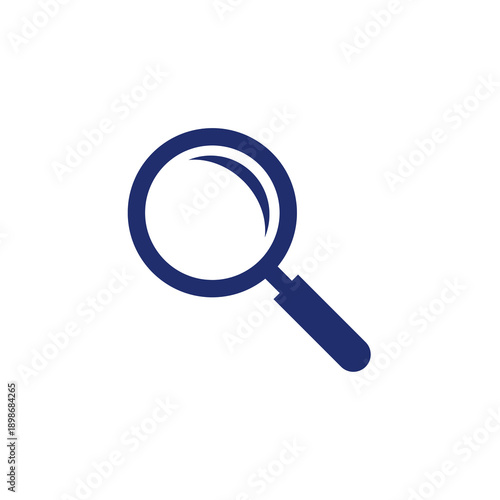 Magnifying glass icon illustration vector isolated on transparent background