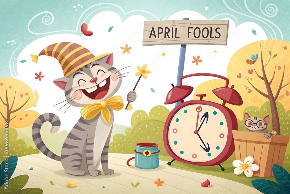 Fototapeta premium April Fools