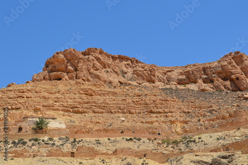 Tunisia,vilaggio berbero di Chenini