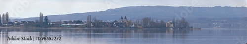 Photos Reichenau Island on Lake Constance, overlooking the Lower Lake as a panorama in