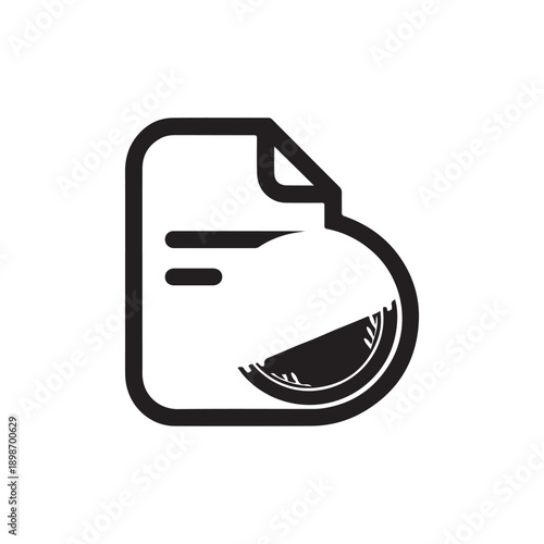 vector illustration of a flat icon