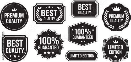 Black labels and set white guaranteed limited edition