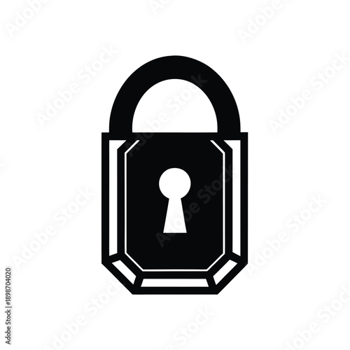Door Lock Silhouette - Security, Entry, and Access