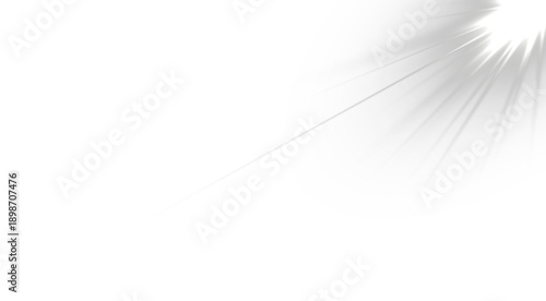 White sun light beams and rays shine brightly across abstract background.
