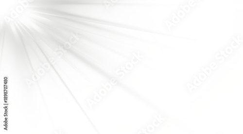 White sun light beams and rays glow across neon projection stage.
