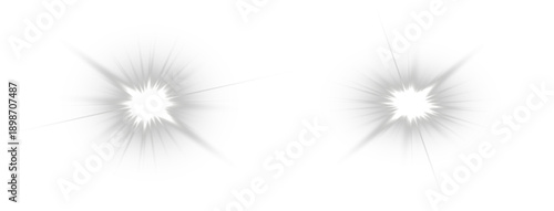 White sun light beams and rays shine over futuristic abstract background.
