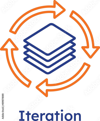 Professional quick response icon featuring a blue analog clock and orange motion-line speech bubbles representing rapid customer service, fast feedback, and urgent business communication.