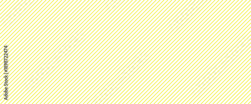 Thin slash line seamless pattern. Repeated fine diagonal lines background. Yellow diagonal lines on white background abstract pattern.